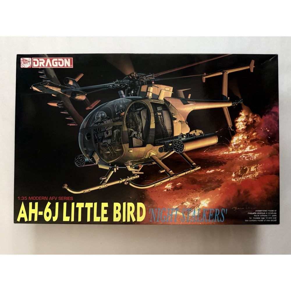 Dragon AH-6J Little Bird Night Stalkers 1/35 Scale Model Kit 3527 Modern AFV